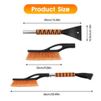 Snow Cleaning Brush with Ice Scraper for Car Wheels & Windows - photo 3