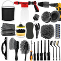 Detailing Brush Set 33 Pcs Car Cleaning Kit with Drill Attachments - photo 1