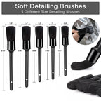 Detailing Brush Set 33 Pcs Car Cleaning Kit with Drill Attachments - photo 4