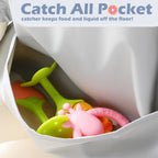 Waterproof Baby Bib with Long Sleeve and Pocket for Messy Meals - photo 3
