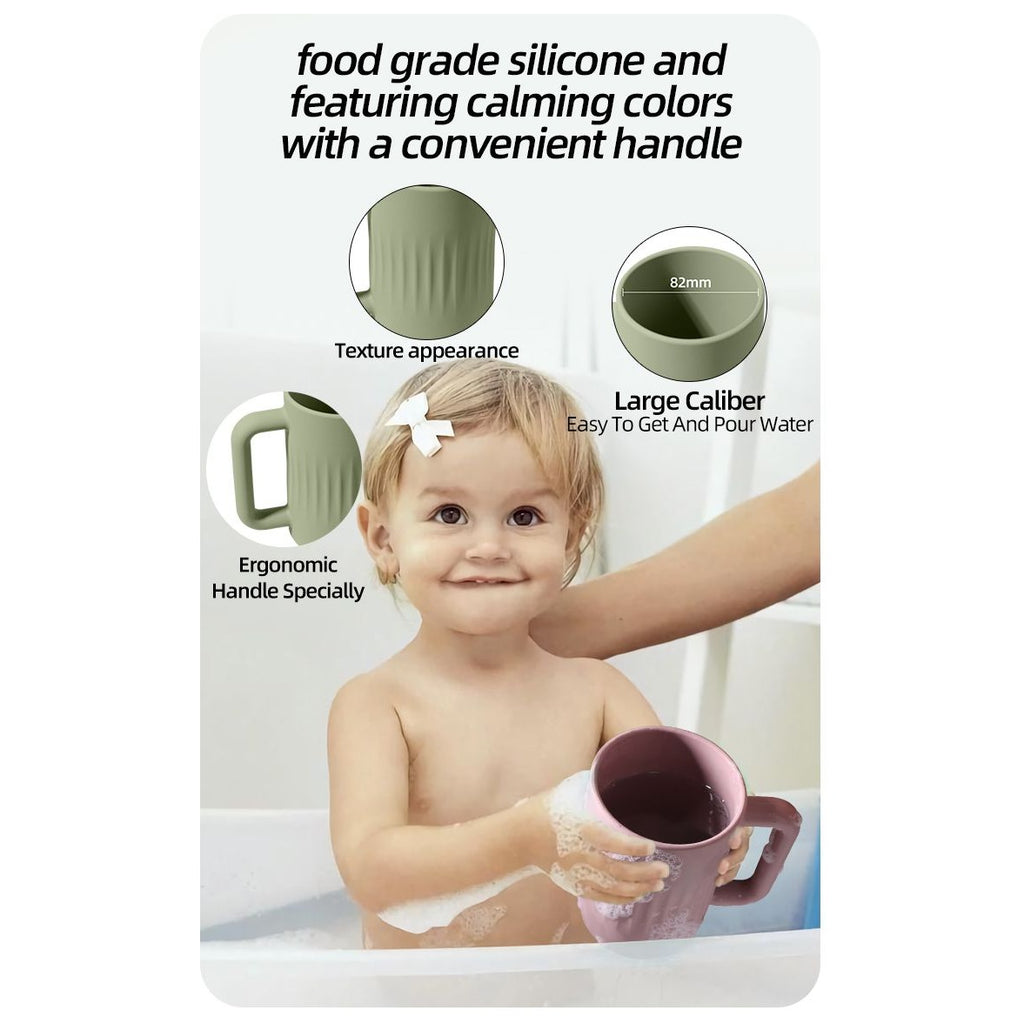 Baby Bath Rinse Cup Shampoo Rinser for Kids Bath Time Washing - photo 4