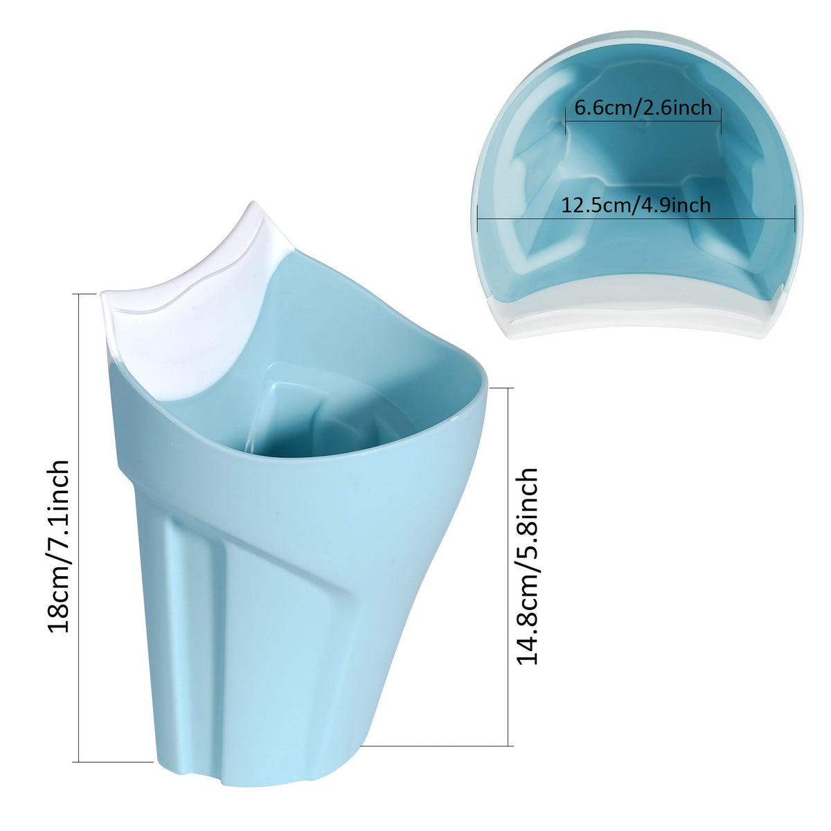 Baby Bath Shower Cup - Eye Protect Shampoo Rinse Cup for Kids - photo 4