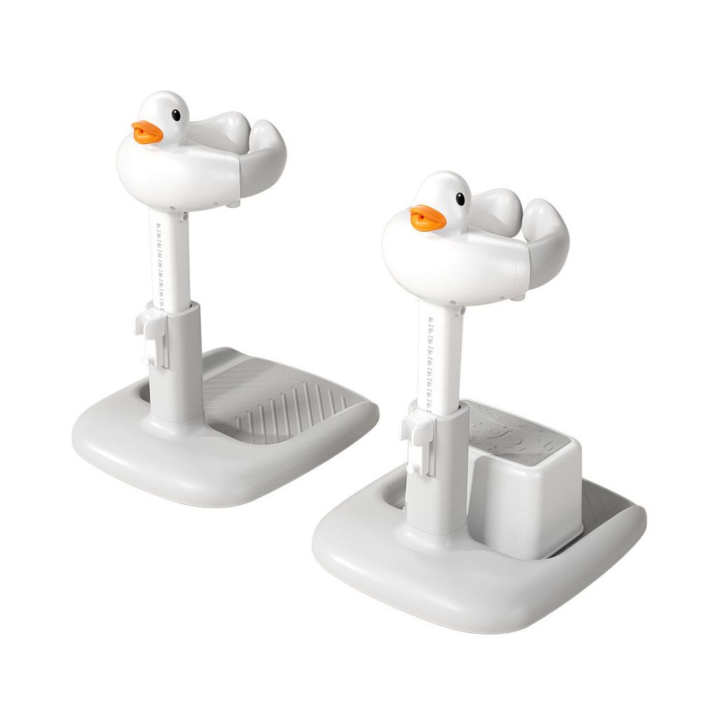 Baby Bath Shower Stand with Steps - Adjustable Non-Slip Seat - photo 2