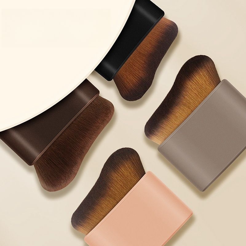 Kabuki Liquid Powder Foundation Brush - Soft Synthetic Face Brush - photo 3
