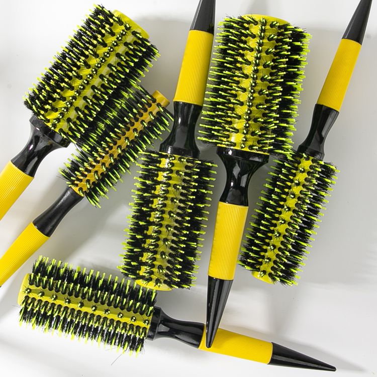 Round Hair Brush Set 6 Pieces for Salon Style Curly Hair Styling - photo 1