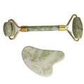 Jade Roller and Gua Sha Facial Massage Set for Face and Neck - photo 1
