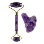 Jade Roller & Gua Sha Facial Massage Set With Storage Box Gift - photo 1