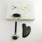 Jade Roller & Gua Sha Facial Massage Set With Storage Box Gift - photo 4