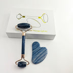 Jade Roller Guasha Set with Box - Face Massage Tool for Skin Care - photo 3