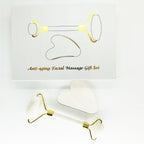 Jade Roller and Gua Sha Set for Face Massage and Skin Care Routine - photo 3