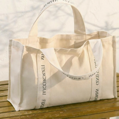 Canvas Tote Bags with Custom Printed Logo for Shopping and Gifting - photo 1