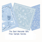 Silk Square Scarf for Women Custom Print Wedding Travel Wrap Gift - photo 1