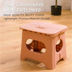 Folding Step Stool Portable Lightweight Seat for Home & Outdoor - photo 4