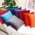 Velvet Cushion Covers - Simple Luxury Square Pillow Cases for Home - photo 1