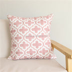 Embroidered Cushion Cover with Geometric Pattern for Home Decor - photo 3