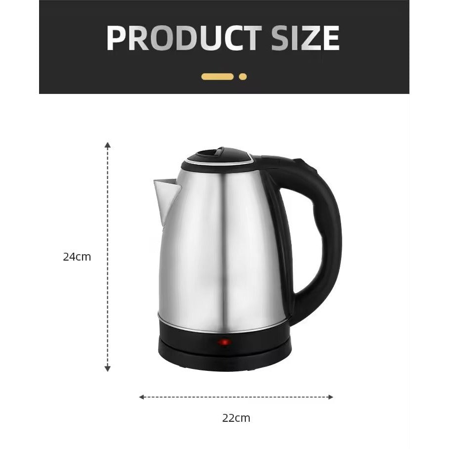 Electric Kettle Stainless Steel Cordless Fast Boil for Home & Office - photo 4