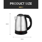 Electric Kettle Stainless Steel Cordless Fast Boil for Home & Office - photo 4