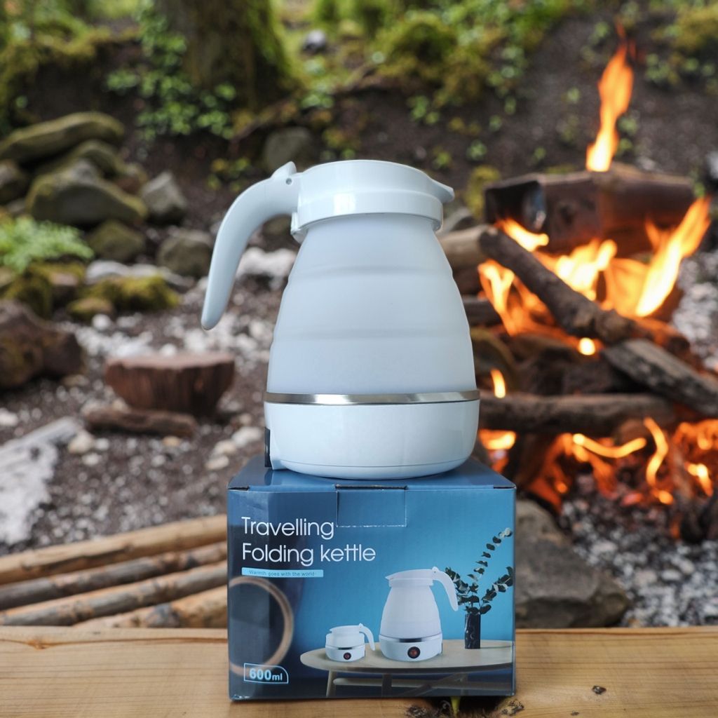 Portable Electric Travel Kettle 0.6L Foldable Mini Kettle for Travel - photo 2