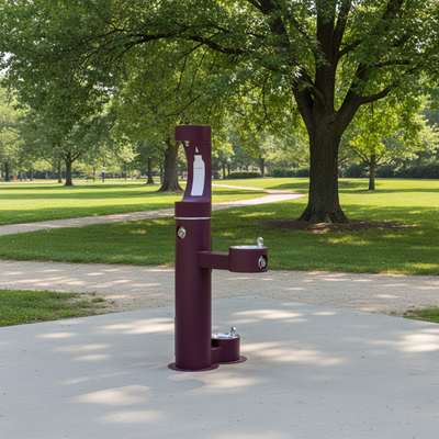 Outdoor Water Fountain Dispenser - Stainless Steel Filling Station - photo 1