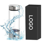 Portable Hydrogen Water Bottle 400ML USB Rechargeable Steel Flask - photo 1