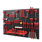 Pegboard Tool Wall Organizer Set with 65pcs Holders Kit, UAE - photo 1