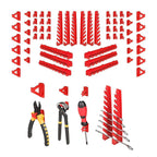 Pegboard Tool Wall Organizer Set with 65pcs Holders Kit, UAE - photo 4