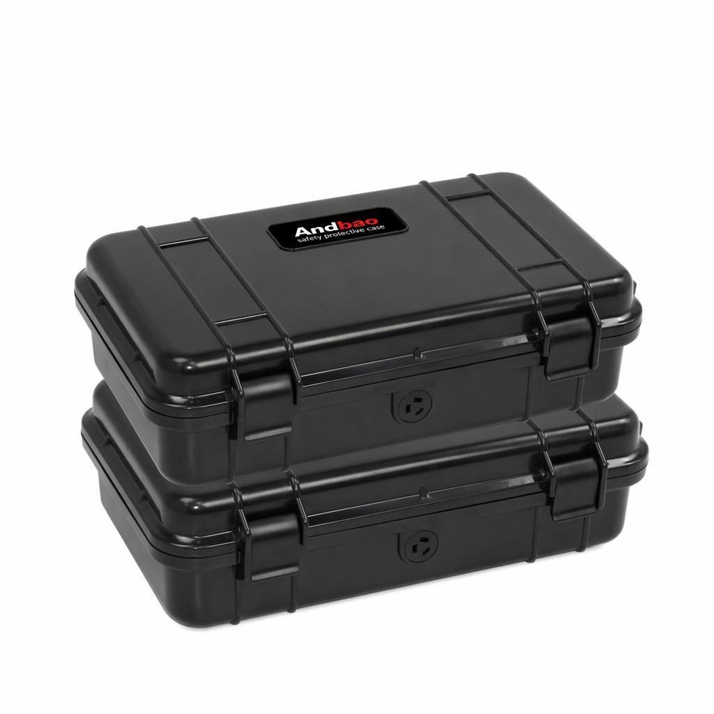 Mini Hard Tool Box Waterproof Shockproof Storage Case with Foam Insert - photo 3