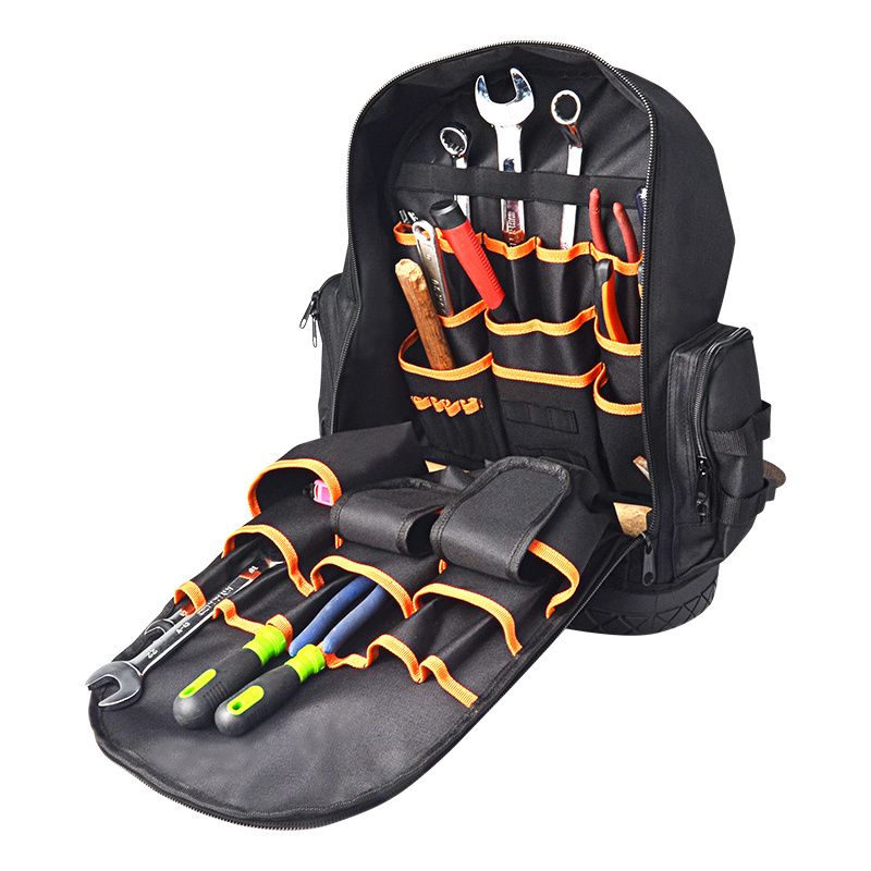 Electrician Tool Bag Backpack with Hard Base - Durable Multifunctional - photo 2