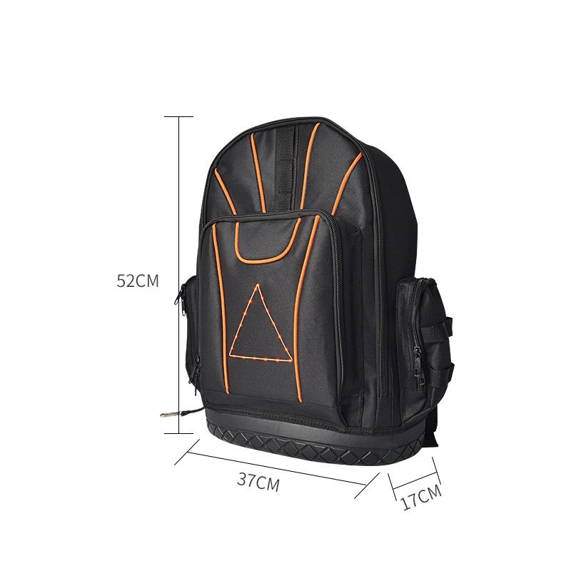 Electrician Tool Bag Backpack with Hard Base - Durable Multifunctional - photo 4