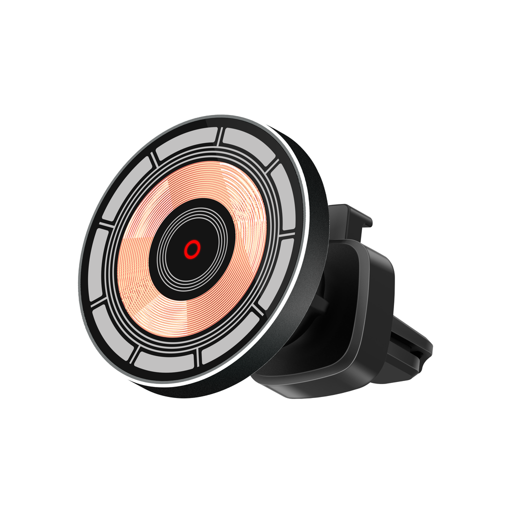 Wireless Charging Magnetic Car Mount for Air Vent - 15W Fast Charger - photo 1