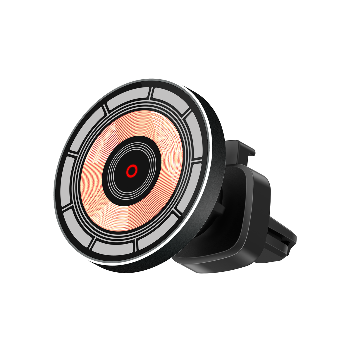 Wireless Charging Magnetic Car Mount for Air Vent - 15W Fast Charger - photo 1
