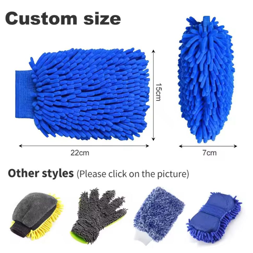 Microfiber Car Wash Gloves – Lint-Free, Quick-Dry Cleaning Mitts - photo 2