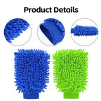 Microfiber Car Wash Gloves – Lint-Free, Quick-Dry Cleaning Mitts - photo 3