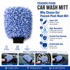 Car Wash Mitt - Plush Microfiber Scratch Free Auto Detailing - photo 2