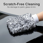 Car Wash Mitt - Plush Microfiber Scratch Free Auto Detailing - photo 4