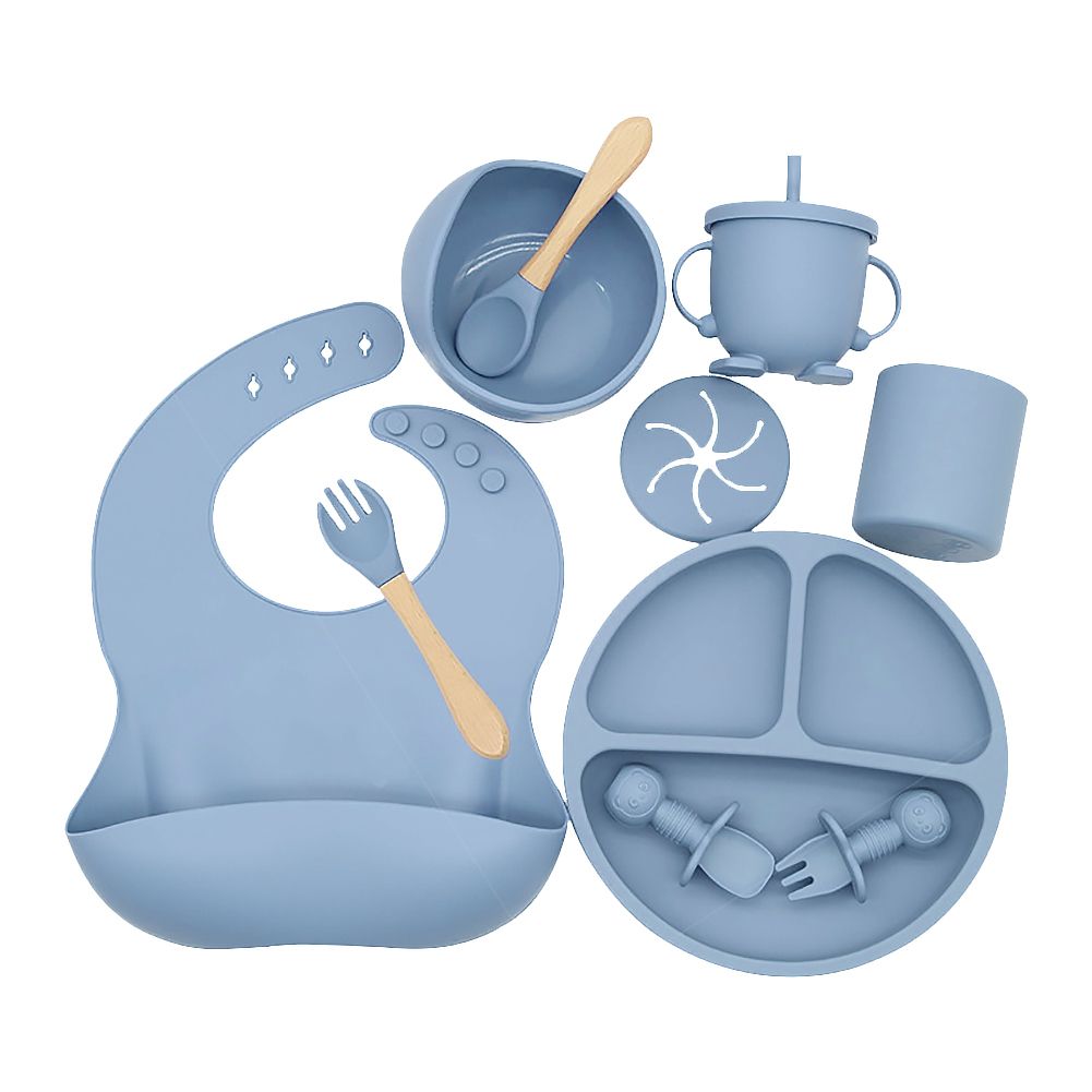 Baby Silicone Bib Set with Suction Bowl Feeding Set for Babies Gift - photo 1