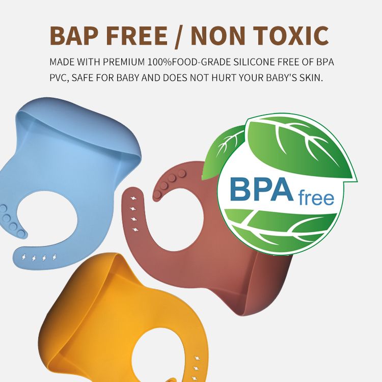 Silicone Baby Bib with Food Catcher Pocket for Babies & Toddlers - photo 4