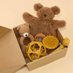 Newborn Baby Gift Set – Soft Blanket, Rattle & Pacifier Gift Box - photo 1