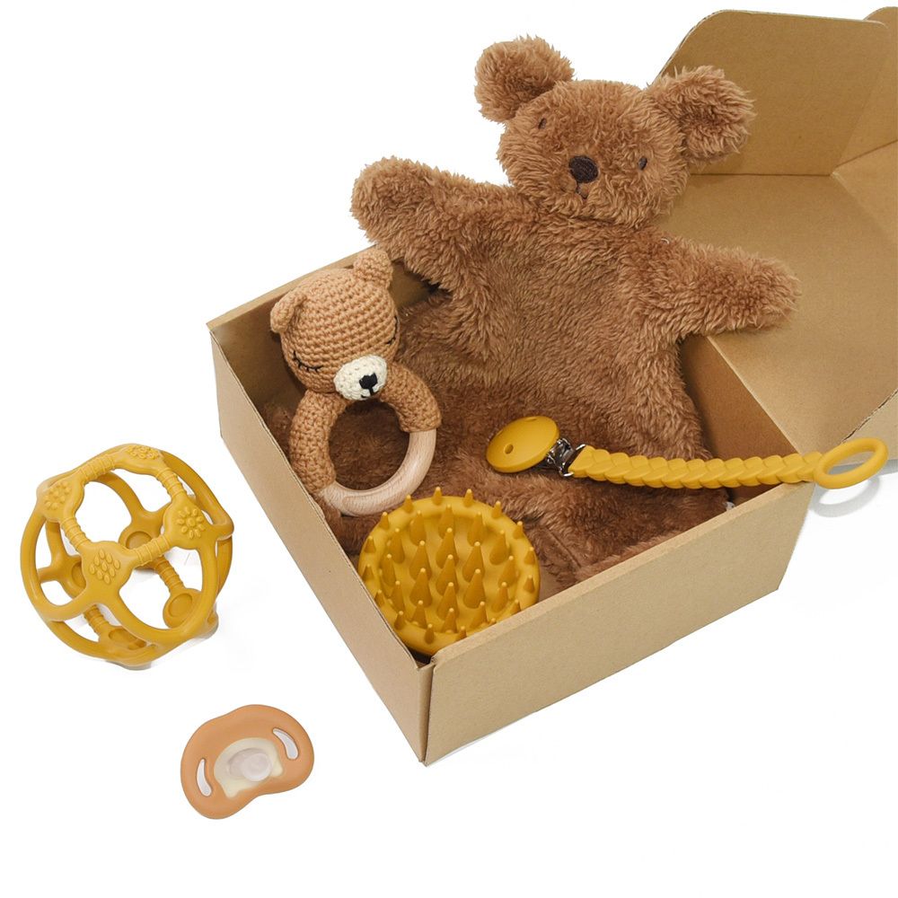 Newborn Baby Gift Set – Soft Blanket, Rattle & Pacifier Gift Box - photo 3