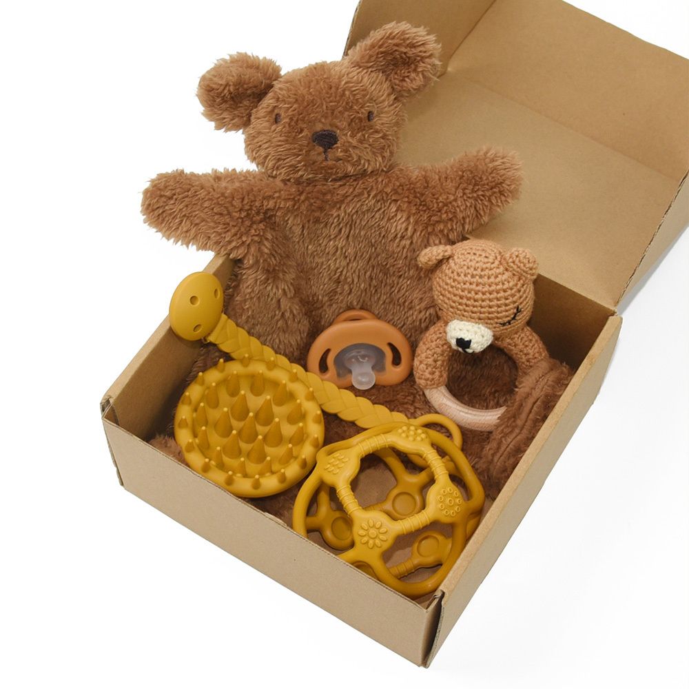 Newborn Baby Gift Set – Soft Blanket, Rattle & Pacifier Gift Box - photo 4