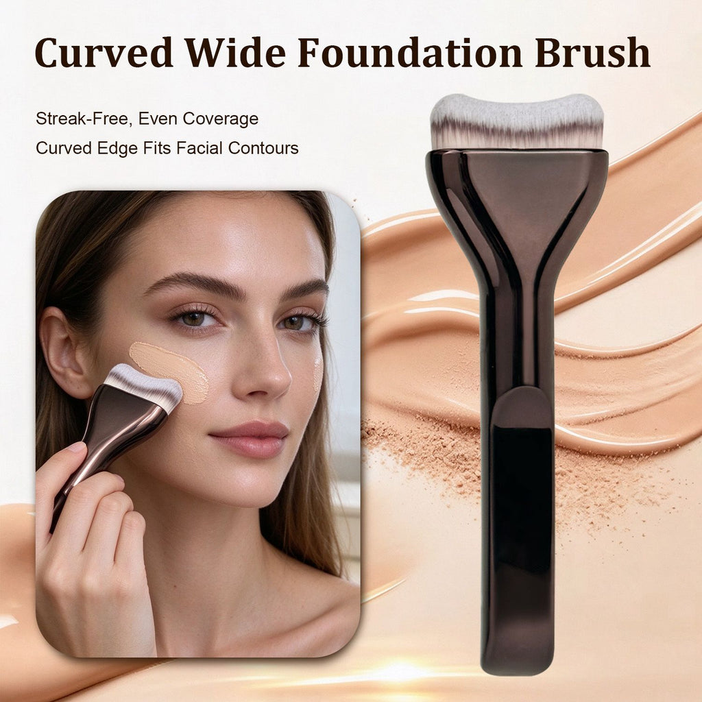 Makeup Brush Set 6 Pieces Double Head Lip Liner Brushes Black Gold - photo 3