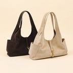 Suede Leather Shoulder Bag for Women - Crossbody Handbag UAE - photo 3