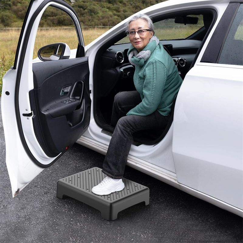 Portable Folding Step Stool Mobility Stair for Car and Bedside - photo 2