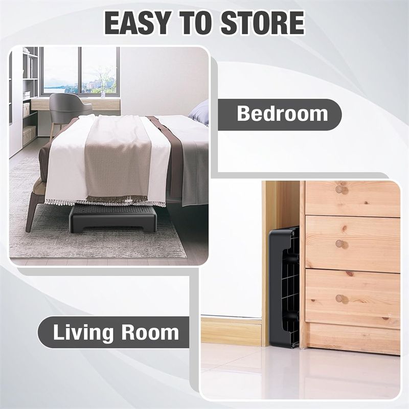 Portable Folding Step Stool Mobility Stair for Car and Bedside - photo 4