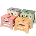 Folding Plastic Step Stool - Multipurpose Ottoman Foot Stool - photo 1