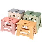 Folding Plastic Step Stool - Multipurpose Ottoman Foot Stool - photo 1