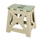 Folding Plastic Step Stool - Multipurpose Ottoman Foot Stool - photo 3