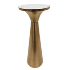 Round Side Table - Luxury Home Decor Accent Table for Living Room - photo 2