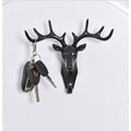 Deer Head Wall Hook - Self Adhesive Decorative Hanger for Bags - photo 1
