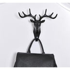 Deer Head Wall Hook - Self Adhesive Decorative Hanger for Bags - photo 2